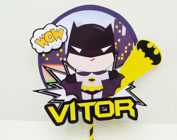 Aniversario Festa Batman Cute Studio Png e Pdf 2