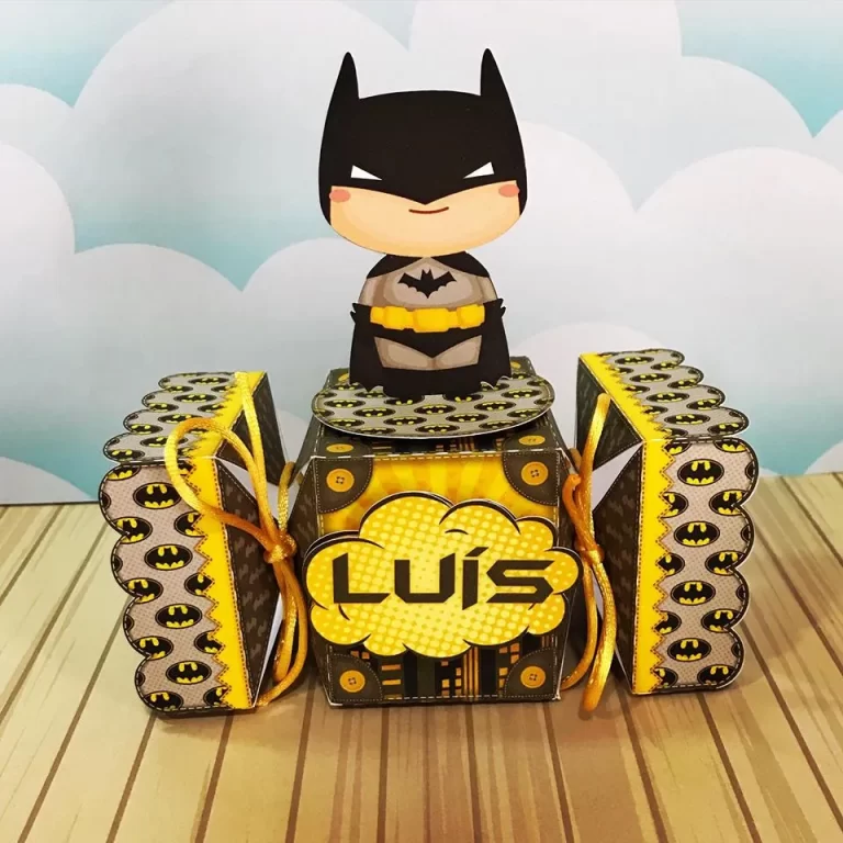 Aniversario do Batman Simples Studio Png e Pdf 9