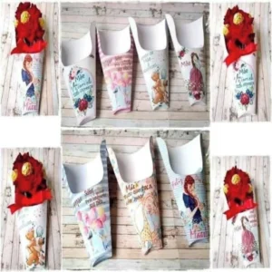 Arquivo de corte buquê de flores Dia das Mães em Studio e PDF. Ideal para decoração e festas.