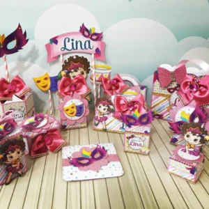 Arquivo de corte Carnaval para Silhouette Studio. Ideal para decoração, topper e temas de festas.