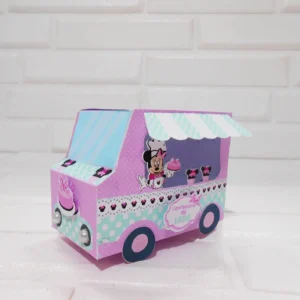 Arquivo de corte Minnie Confeiteira editável no Studio. Ideal para topper, topo de bolo e temas de festas.