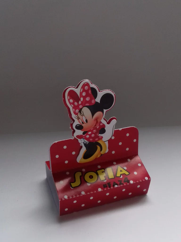 Download de arquivo de corte Minnie Vermelha Studio. Decoração, topper e aniversário de festas.
