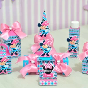 Arquivo de corte Minnie Rosa para Silhouette Studio. Ideal para decoração de aniversário, topper e temas de festas.