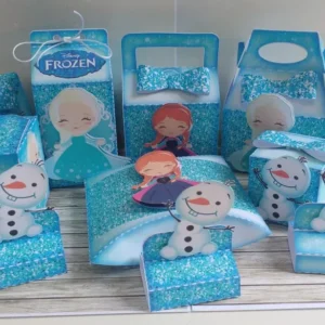 download imediato de arquivo de corte centro de mesa Frozen. Decoração e topper.