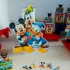 Centro de mesa e topo de bolo Turma do Mickey. Arquivos Studio e PDF para decoração de festas de aniversário.