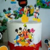 Kit digital Centro de Mesa Turma do Mickey com arquivo de corte Studio e PDF. Decoração de aniversário, topper e topo de bolo.