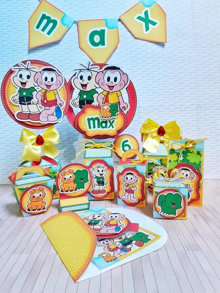 Decoracao Cascao e Cebolinha Studio Png e Pdf 1