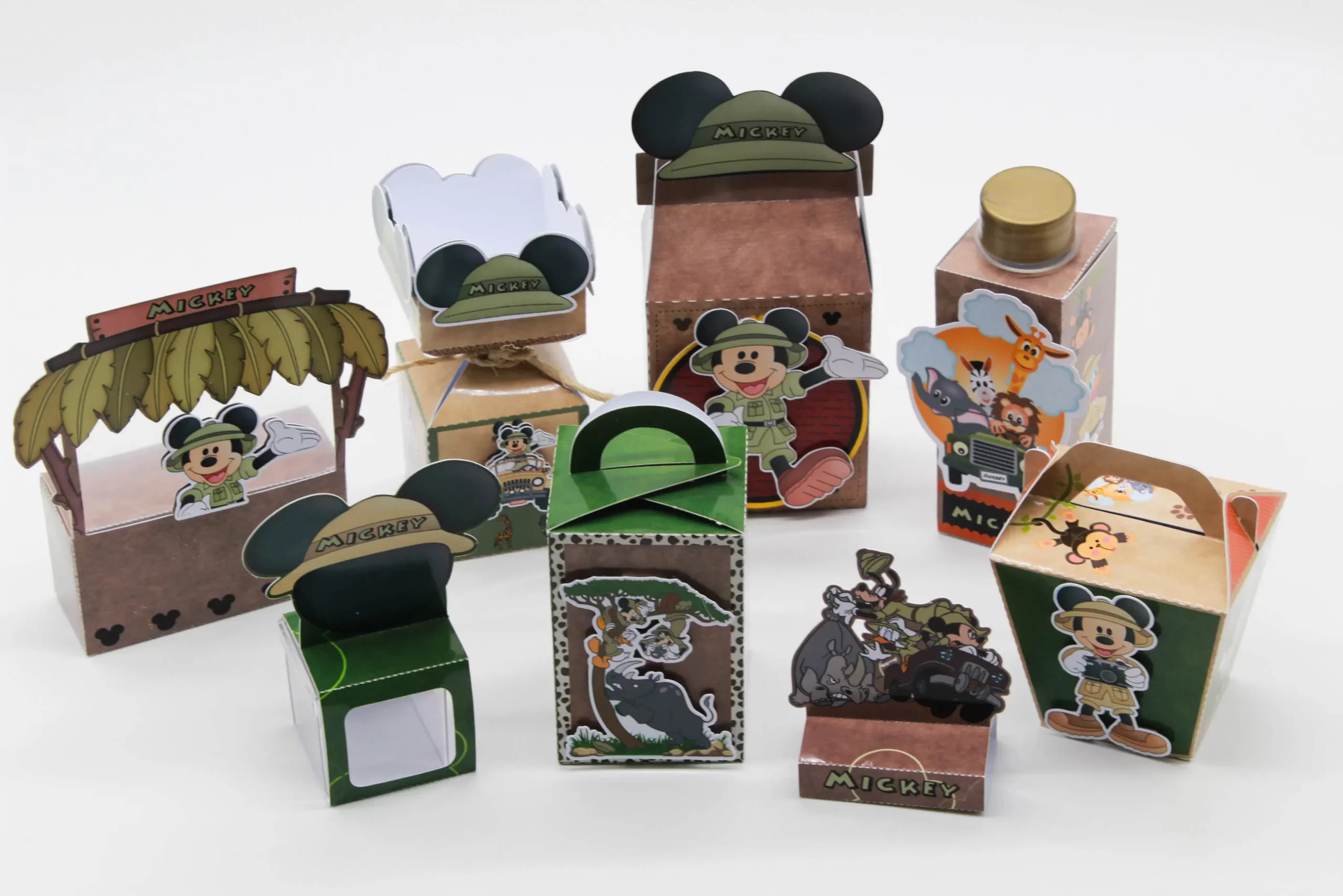 Decoracao Mickey Safari Studio Png e Pdf