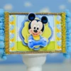 Topo de bolo e topper Mickey e Pato Donald. Ficheiros Studio e PDF para decoração de festas de aniversário.