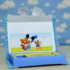 Decoração para festa Mickey e Pato Donald. Ficheiros PDF para impressão e arquivo de corte Studio. Inclui moldes de topper.