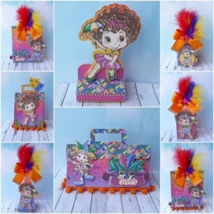 Download de arquivo de corte Carnaval. Decoração, topper e aniversário de festas.