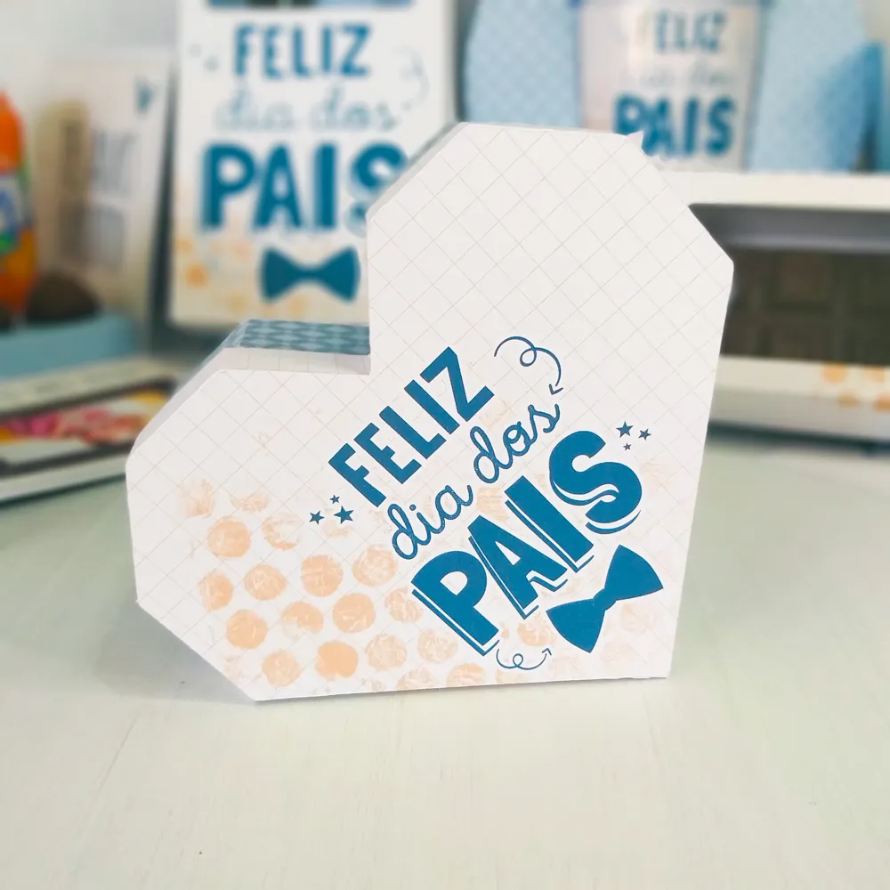 Download de arquivo de corte para decoração Dia dos Pais. Topper e temas de festas.