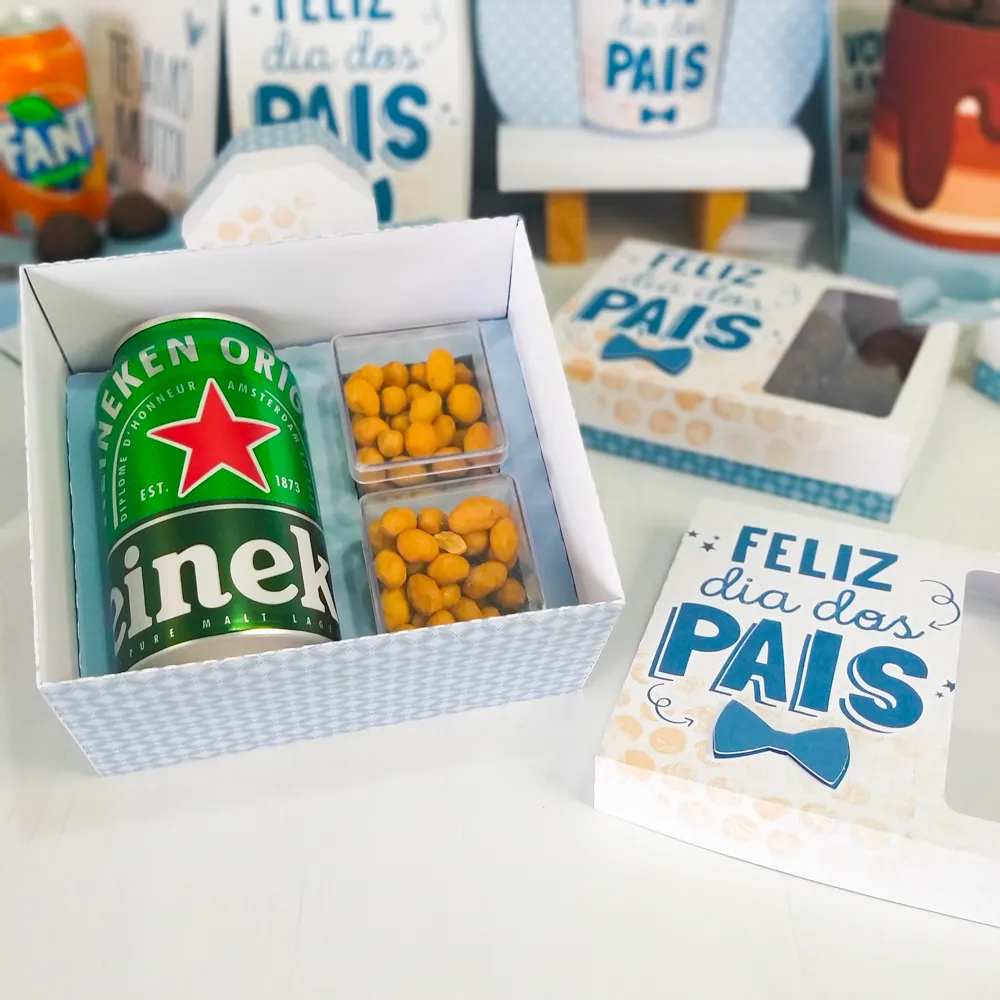 Kit decoração Dia dos Pais em Studio e PDF. Ideal para festas, topper e aniversário.