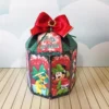 Decoração para festa Turma do Mickey Natal. Arquivos PDF e PNG para impressão e arquivo de corte Studio. Inclui moldes de topper.
