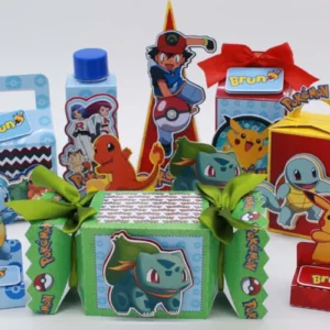 Enfeite Festa Pokémon (DIY). Arquivo de Corte Studio