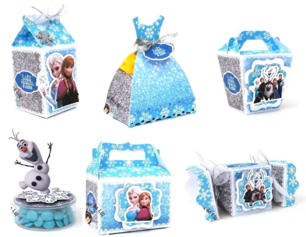Arquivo de corte de enfeite de mesa Frozen para Silhouette Studio. Decoração, topper e festas.
