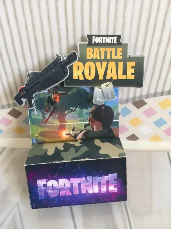 Enfeite de Aniversario Fortnite Studio e Pdf 2