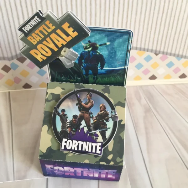 Enfeite de Aniversario Fortnite Studio e Pdf 9