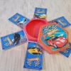Caixa Explosão Hot Wheels em Arquivo de Corte digital. Ideal para criar topo de bolo e topper internos. Perfeita para decoração de festas de aniversário com temas de corrida.