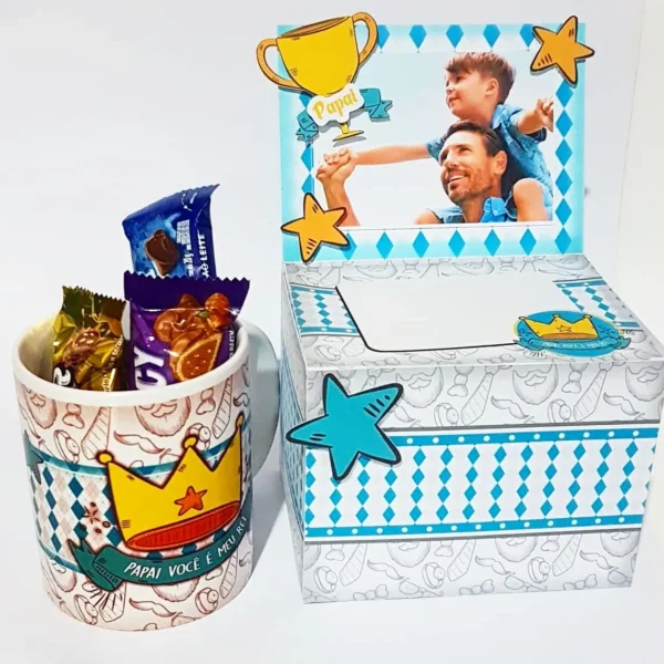 Kit profissional para festa Dia dos Pais. Decoração, topper e temas de festas.
