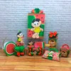 Embalagens digitais (Studio) para Lembranças de Aniversário Tema Magali. Arquivo de Corte para decoração e montagem de mimos. Combine com o topo de bolo e topper do mesmo tema.