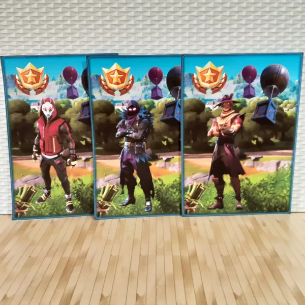 Painel Aniversario Fortnite Studio Png e Pdf 9