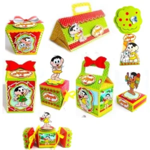 Caixa Magali para imprimir. Arquivo de Corte Silhouette Studio focado na decoração de festas de aniversário. Item essencial do tema