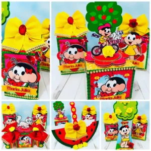 Decoração de Temas de Festa – Aniversário da Magali Simples. Arquivo Studio e PDF para arquivo de corte. Crie topo de bolo e topper versáteis.