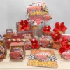 Decoração Completa para Tema Hot Wheels Aniversário. Arquivo de Corte Studio e PDF para festas e topo de bolo personalizado.
