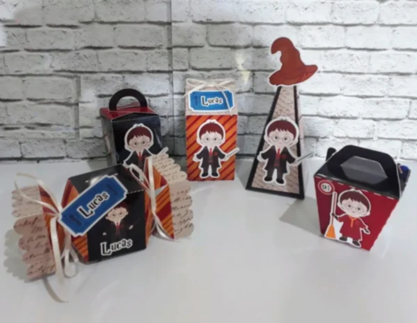 Arquivo digital silhouette harry potter studio. Topper, decoração, temas e festas.