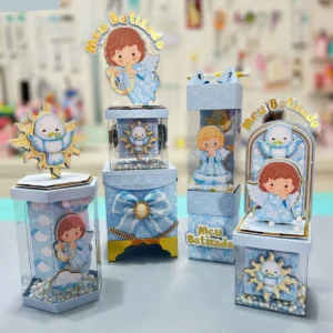 Arquivo de corte batizado anjinho em Studio e Pdf. Topper, decoração, temas e festas.