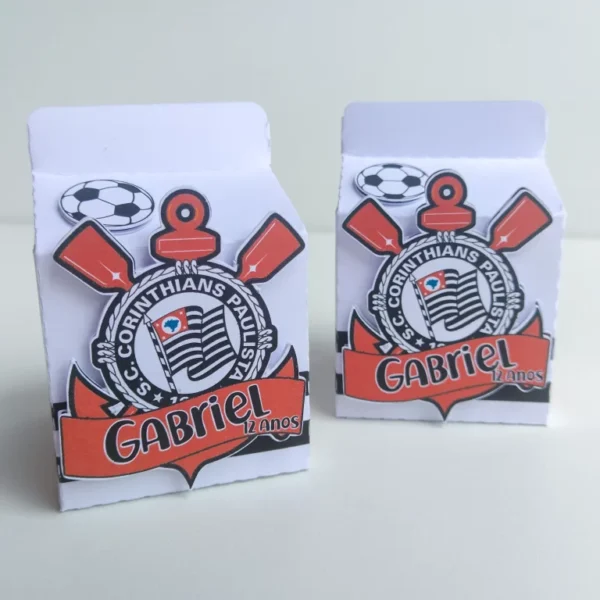 Decoração Corinthians pronta no Silhouette Studio. Arquivo de corte, topper e festas.
