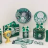 Moldes de decoração Palmeiras para fazer na Silhouette. Arquivo de corte, topper e festas.