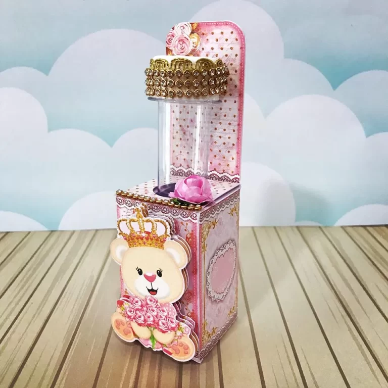 Moldes de decoração ursinha princesa para fazer em casa. Topper, temas e festas.