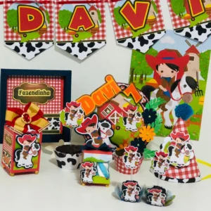 Arquivo festa da fazendinha menino studio e pdf. Topper, decoração, temas e festas.