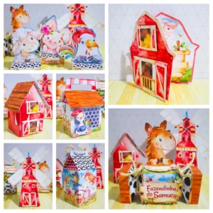 Decoração fazendinha aquarela luxo. Topper, temas, festas e arquivo de corte.