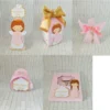 Decoração batizado menina para imprimir e recortar. Topper, temas, festas e arquivo de corte.
