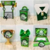 Kit profissional de centro de mesa Palmeiras. Arquivo de corte, topper e festas.