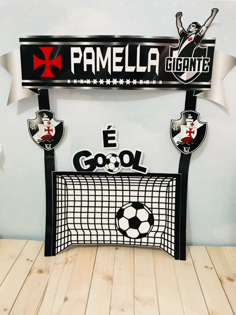 Decoração Vasco para imprimir e cortar. Topper, temas e festas.
