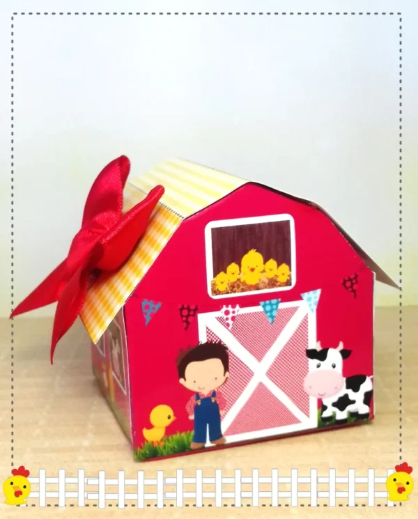 Decoração luxo fazendinha camadas 3D. Topper, temas, festas.