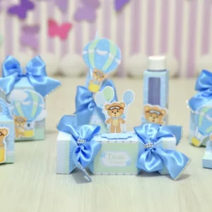 Decoração aniversário ursinho baloeiro studio. Topper, temas, festas e arquivo de corte.