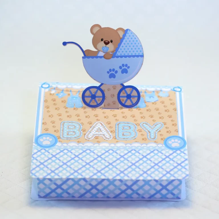 Download arquivo de corte Silhouette chá de bebe menino. Topper, decoração, temas e festas.