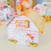 Download de arquivo de corte luxo fazendinha rosa. Topper, decoração, festas.