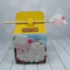 Decoração fazendinha menina camadas 3D. Topper, temas, festas.