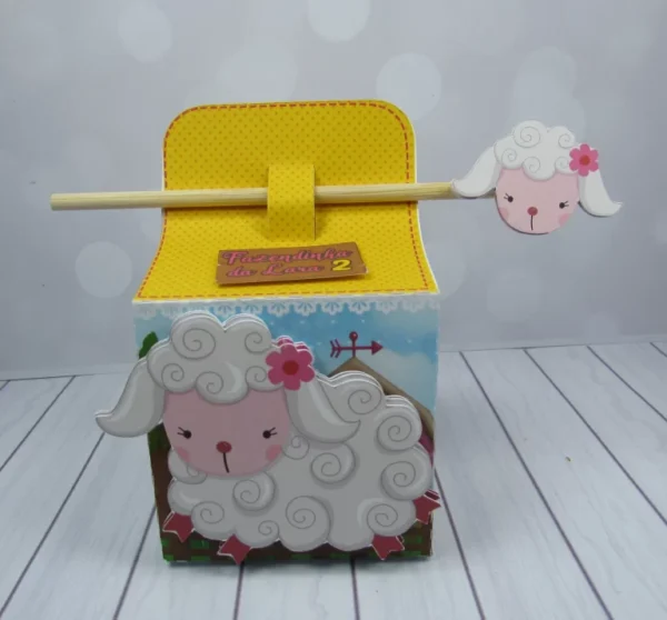 Decoração fazendinha menina camadas 3D. Topper, temas, festas.