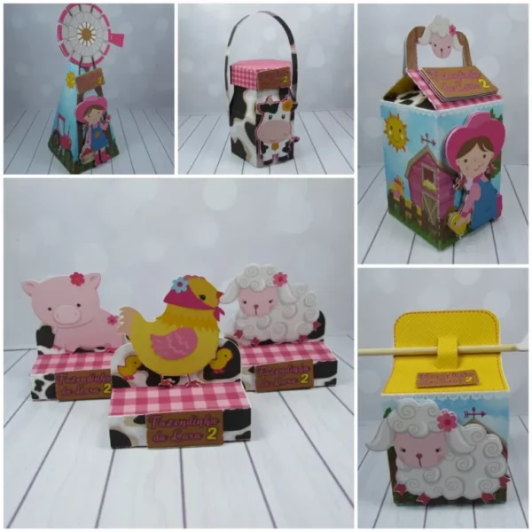 Decoração tema fazendinha menina studio. Topper, temas, festas e topper.