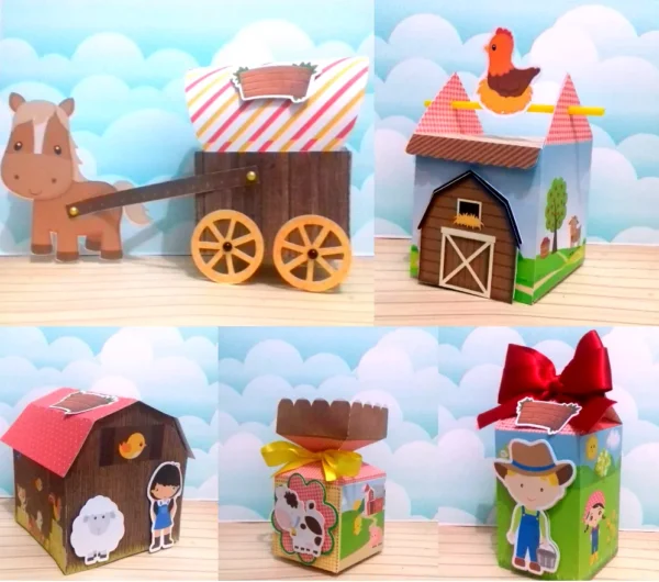 Decoracao tema fazendinha menino studio e pdf. Topper, temas, festas e arquivo de corte.