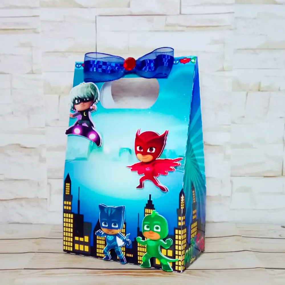 Download de arquivo de corte lembrancinhas Pj Masks. Topper, decoração e temas.