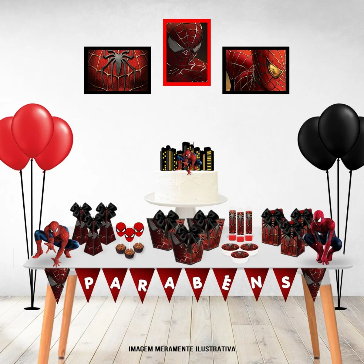 Homem Aranha Decoracao de Festa Infantil