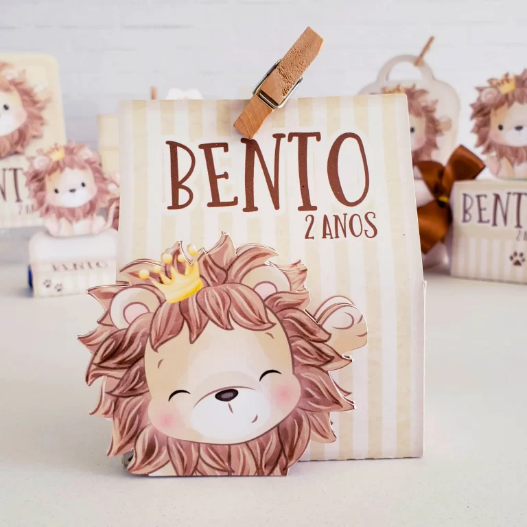 Download de arquivo de corte leãozinho. Topper, decoração, temas e festas.